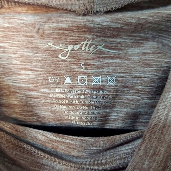 X By Gottex Premium Funnel Neck Pullover Shirt - Picture 3 of 5